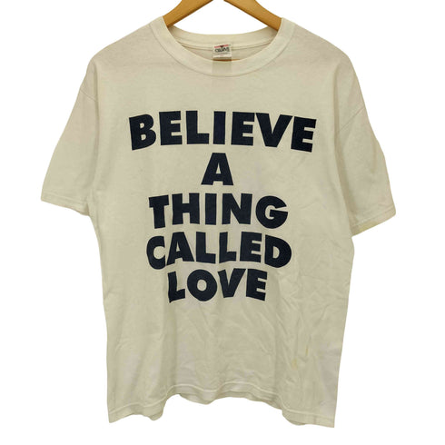 00S USA製 anvil ボディ メッセージ プリント クルーネック Tシャツ メンズ import:M