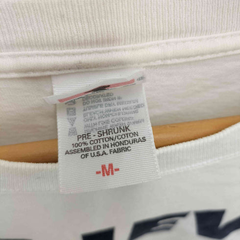 00S USA製 anvil ボディ メッセージ プリント クルーネック Tシャツ メンズ import:M