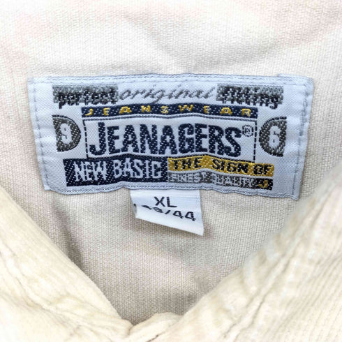 JEANAGERS コーデュロイ シャツ メンズ import:XL