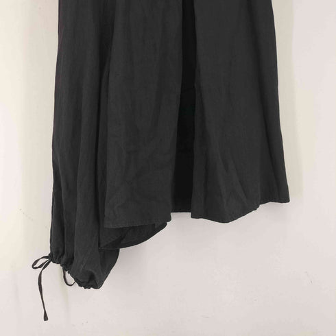 ヨウジヤマモトプリュスノアール YOHJI YAMAMOTO+NOIR リネン アシンメトリーワイドスカートパンツ レディース 1