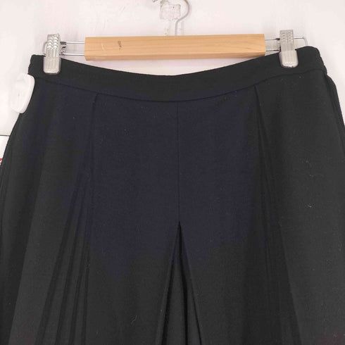 コムサ COMME CA ウールナイロン ワイドプリーツパンツ レディース 11