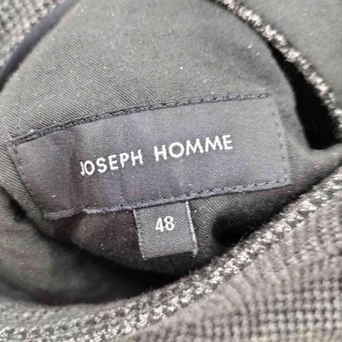 ジョゼフオム JOSEPH HOMME 千鳥 ウール混 スラックス メンズ 48