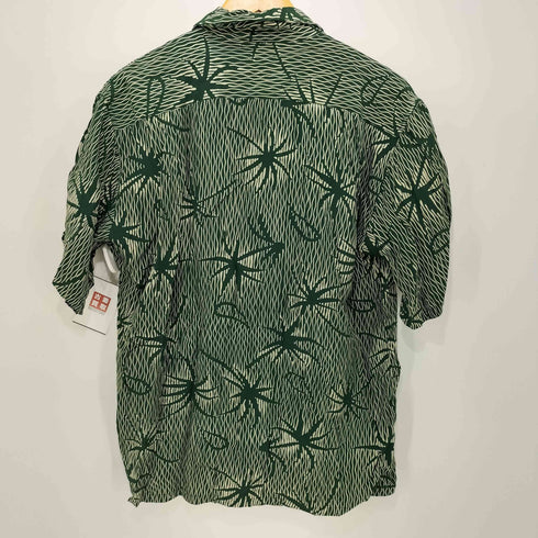 パールダイバー pearl diver 90-00S S/S レーヨン 総柄 アロハシャツ メンズ import:L