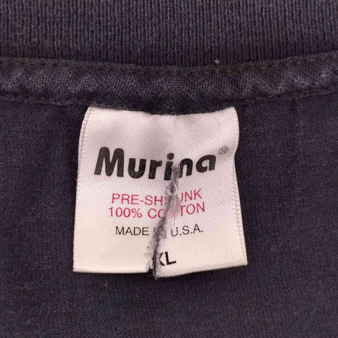 ムリナ murina 90S USA製 アーティストプリント 両面プリント クルーネックTシャツ 袖シングル裾ダブル メンズ JPN:XL