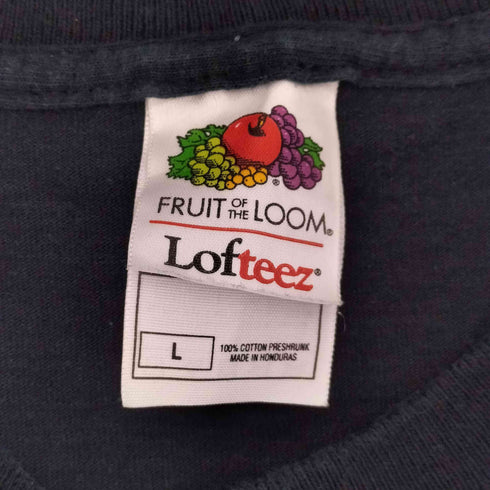 フルーツオブザルーム FRUIT OF THE LOOM プリントクルーネックTシャツ メンズ JPN:L