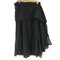ヨウジヤマモトプリュスノアール YOHJI YAMAMOTO+NOIR コットンリネン混紡 膨れシアーレイヤードスカート レディース 1