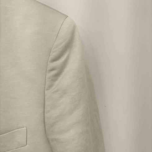 ジルサンダー JIL SANDER イタリア製 リネン混 2Bテーラードジャケット レディース 32