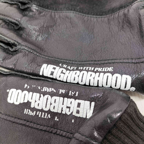 ネイバーフッド NEIGHBORHOOD 22AW LEATHER PANEL GLOVE レザーグローブ メンズ L