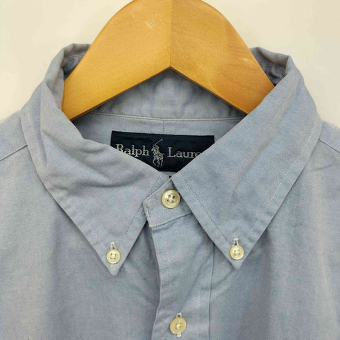ラルフローレン RALPH LAUREN YARMOUTH ポニー刺繍 ボタンダウン S/S オックスフォード シャツ メンズ 15 32/33