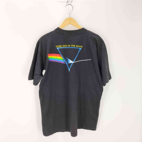 90S 95年© DARK SIDE OF THE MOON バンドプリントクルーネックTシャツ 裾袖ダブル メンズ