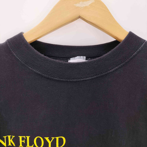 90S 95年© DARK SIDE OF THE MOON バンドプリントクルーネックTシャツ 裾袖ダブル メンズ