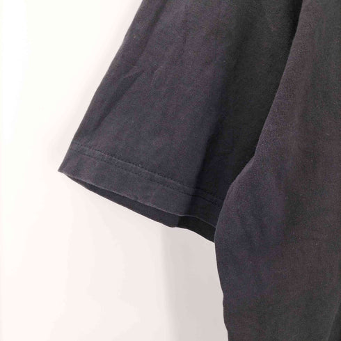 90S 95年© DARK SIDE OF THE MOON バンドプリントクルーネックTシャツ 裾袖ダブル メンズ