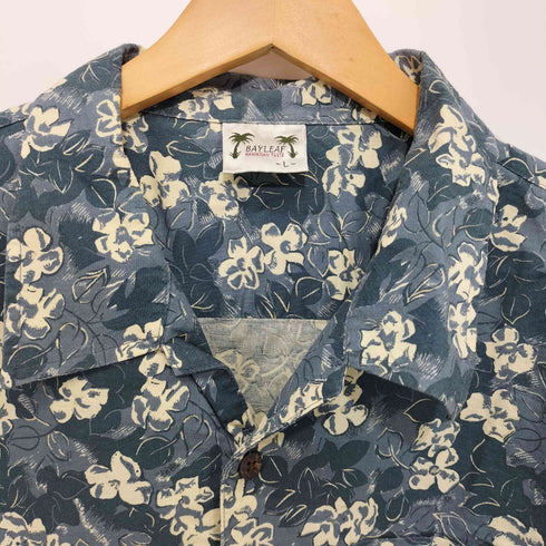 BAYLEAF S/S 開襟 総柄 アロハシャツ メンズ import:L