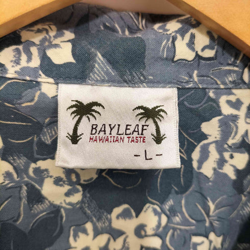 BAYLEAF S/S 開襟 総柄 アロハシャツ メンズ import:L