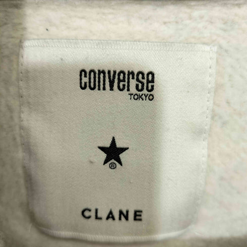 クラネ CLANE 両面ロゴ刺繍 プルオーバーパーカー メンズ