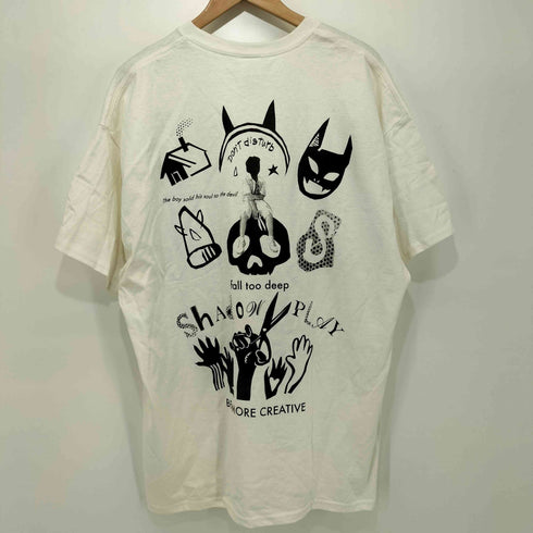 アールエヌエー RNA 両面プリント ショートスリーブクルーネックTシャツ レディース JPN:M
