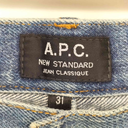 アーペーセー A.P.C. NEW STANDARD JEAN CLASSIQUE ニュー スタンダード ジーンズ ボタンフライ デニム パンツ メンズ 31