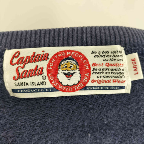 キャプテンサンタ CAPTAIN SANTA フロントプリントクルーネックスウェット メンズ import:L