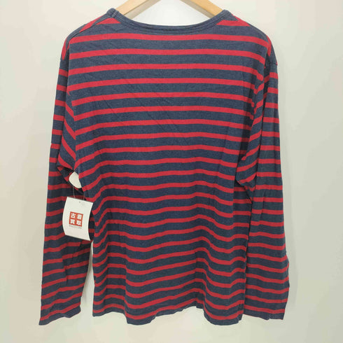 ポールスミス Paul Smith ボーダー クルーネック ロングスリーブ Tシャツ メンズ LL