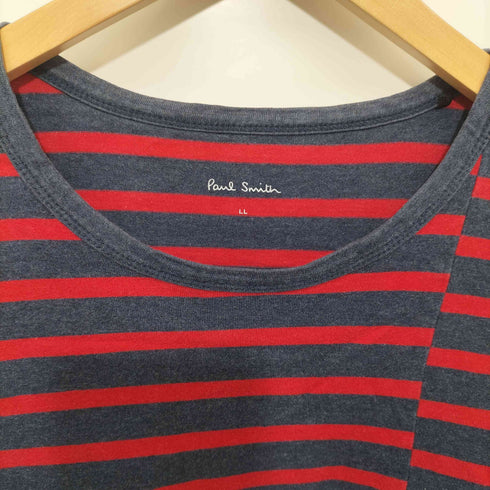 ポールスミス Paul Smith ボーダー クルーネック ロングスリーブ Tシャツ メンズ LL