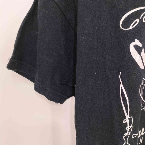 80-90s オーストラリアタグ ロゴプリント ショートスリーブクルーネックTシャツ メンズ import:M