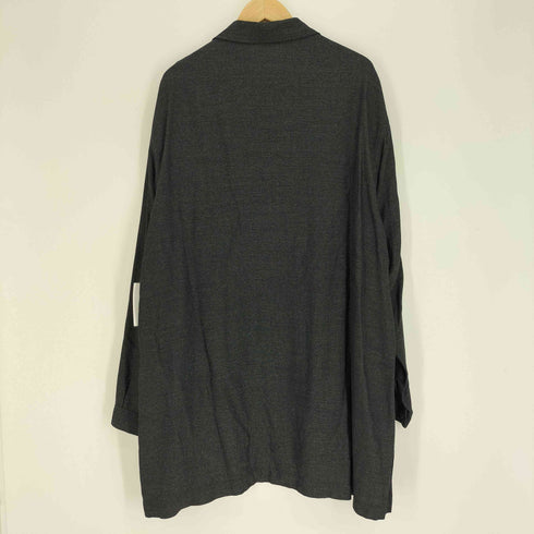 ワイズフォーメン Ys for men 90-00S 茶タグ サイドスリット レーヨン 開襟 オープンカラー L/S ロング シャツ メンズ