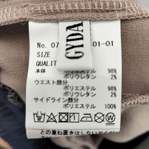 ジェイダ GYDA サテンドッキングスウェットパンツ レディース F