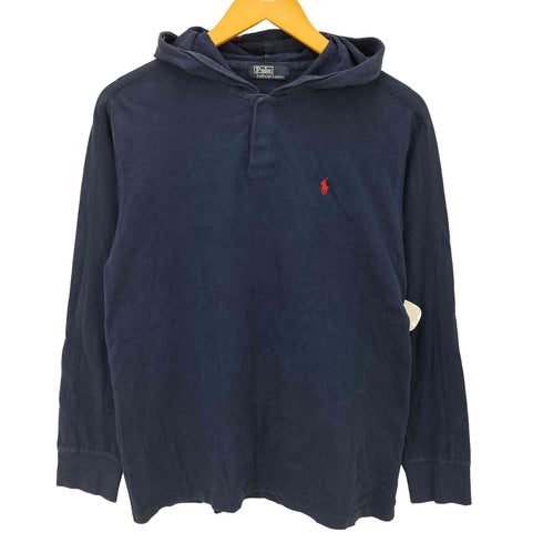 ポロバイラルフローレン Polo by RALPH LAUREN 90-00S ポニー 刺繍 スナップ ヘンリーネック プルオーバー パーカー メンズ