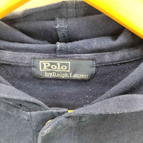 ポロバイラルフローレン Polo by RALPH LAUREN 90-00S ポニー 刺繍 スナップ ヘンリーネック プルオーバー パーカー メンズ