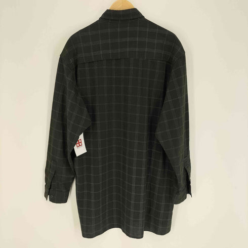 ワイズフォーメン Ys for men 90-00S 茶タグ アクリル コットン L/S チェック シャツ メンズ