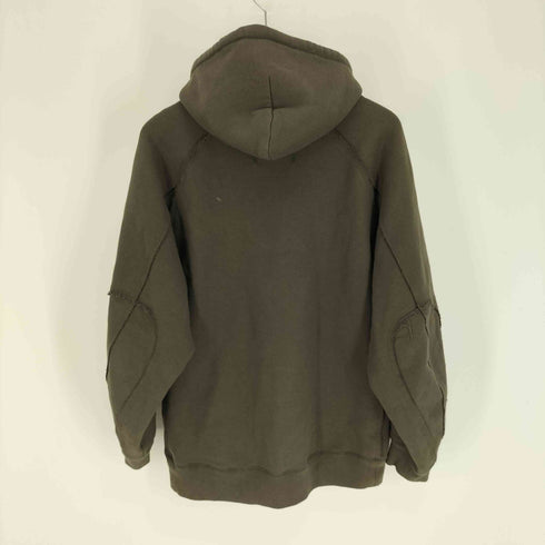 シュガーヒル SUGARHILL 22SS TIRPLE STITCHED HALF ZIP-UP HOODIE トリプル スティッチング ハーフ ジップアップ パーカー メンズ JPN:2