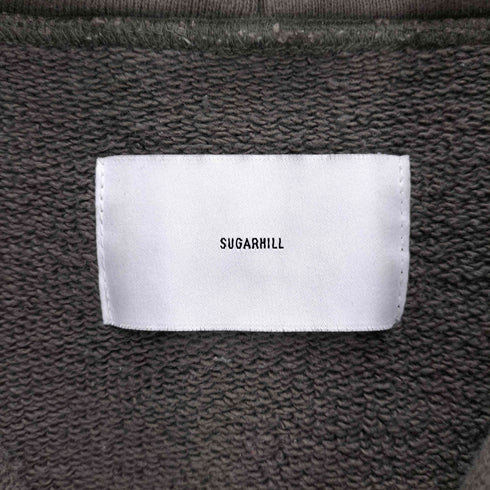 シュガーヒル SUGARHILL 22SS TIRPLE STITCHED HALF ZIP-UP HOODIE トリプル スティッチング ハーフ ジップアップ パーカー メンズ JPN:2