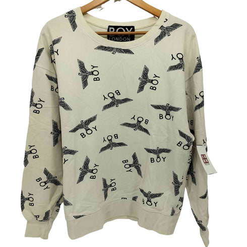 ボーイロンドン BOY LONDON 90S ロゴプリント ロングスリーブクルーネックTシャツ メンズ import:L