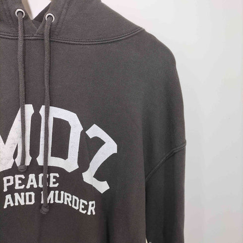 AH MURDERZ 両面ロゴプリント プルオーバーパーカー メンズ import:L