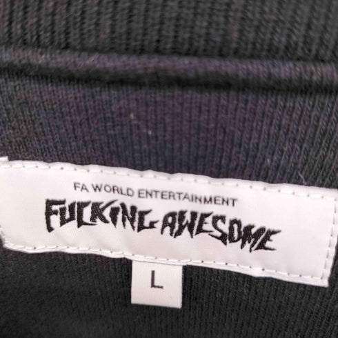 ファッキンオーサム FUCKING AWESOME Reversible Empty Drip Crew Sweat メンズ JPN:L