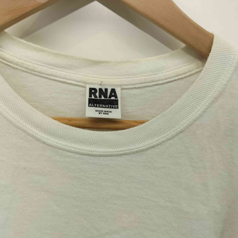 アールエヌエー RNA 両面プリント 袖プリント ロングスリーブクルーネックTシャツ レディース JPN:M