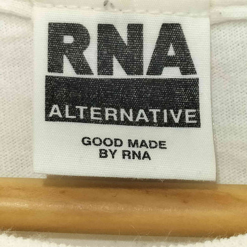 アールエヌエー RNA 両面プリント 袖プリント ロングスリーブクルーネックTシャツ レディース JPN:M