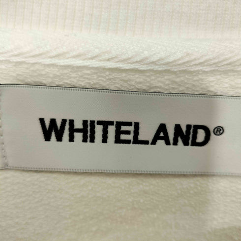 ホワイトランド WHITELAND バックプリント クルーネック スウェット メンズ F