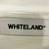 ホワイトランド WHITELAND バックプリント クルーネック スウェット メンズ F