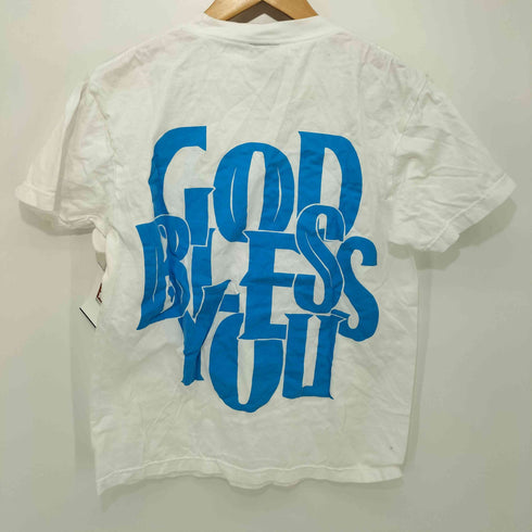 イグザンプル EXAMPLE GOD BLESS YOU コラボ 両面プリント ショートスリーブクルーネックTシャツ メンズ MEDIUM