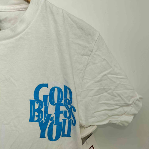 イグザンプル EXAMPLE GOD BLESS YOU コラボ 両面プリント ショートスリーブクルーネックTシャツ メンズ MEDIUM