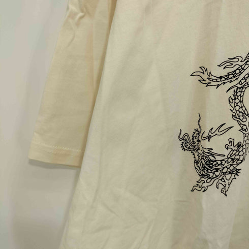 アールエヌエー RNA 龍プリント ドラゴンプリント ショートスリーブクルーネックTシャツ メンズ JPN:M