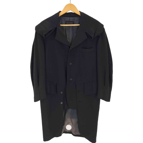 コムデギャルソン COMME des GARCONS 80S ビッグカラーウールコート レディース