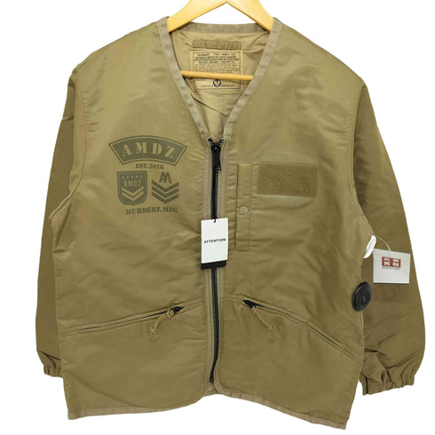 アヴィレックス AVIREX HEAVY NYLON ZIP CARDIGAN メンズ import:L