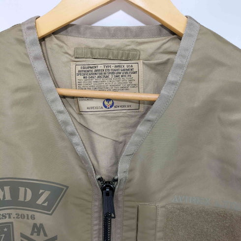 アヴィレックス AVIREX HEAVY NYLON ZIP CARDIGAN メンズ import:L