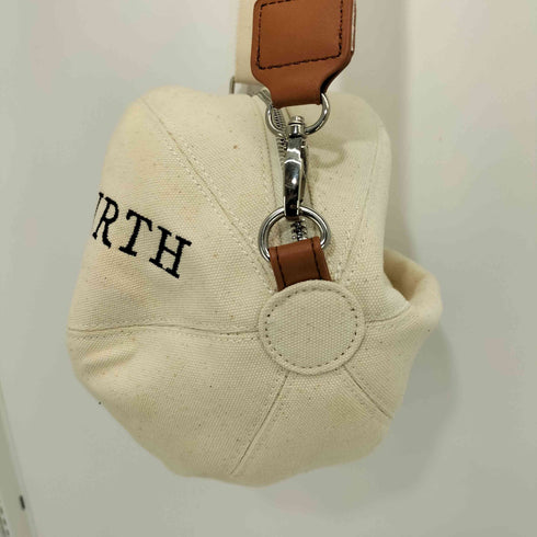 アールエヌエー RNA ロゴ刺繍 キャンバス ラグビーボールショルダーバッグ レディース