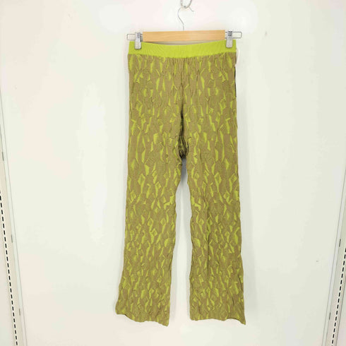 レイビームス Ray BEAMS ジオメトリック ジャカードパンツ レディース