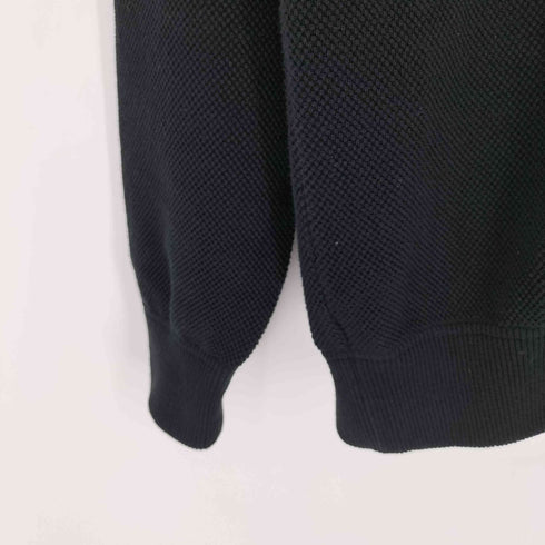 クレプスキュール crepuscule Moss Stitch Half Zip Polo メンズ JPN:3