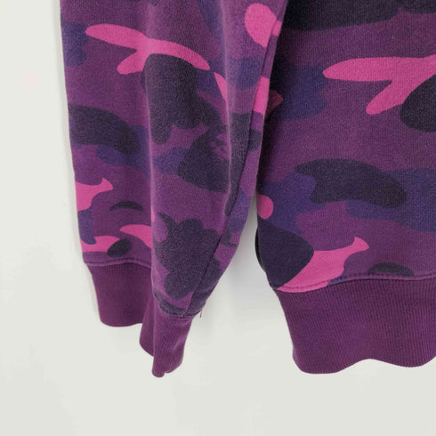アベイシングエイプ A BATHING APE カモフラ クルーネックロゴスウェット メンズ JPN:L