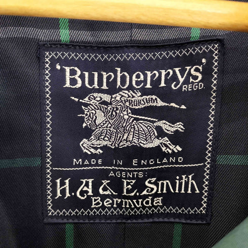 バーバリーズ BURBERRYS OLD イングランド製 ステンカラーコート レディース EXLONG 10